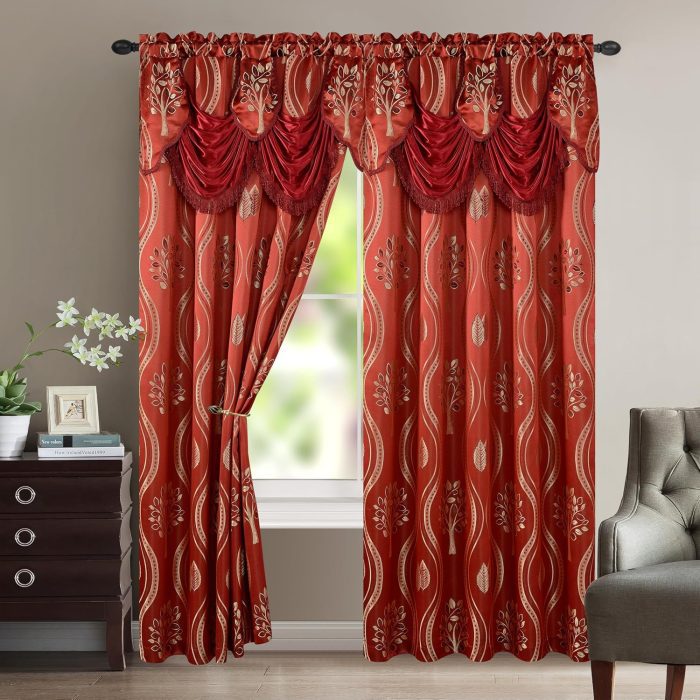 Luxury Jacquard Window Curtains